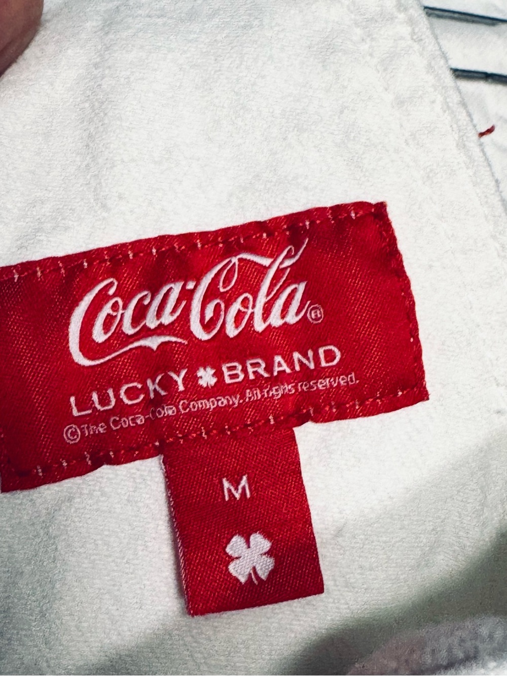 Lucky Brand Coca Cola White Women's Denim Overalls - Picture 8 of 8